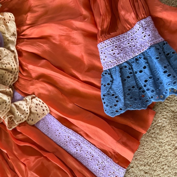 Colorful Ruffled Blouse - Picture 2 of 7